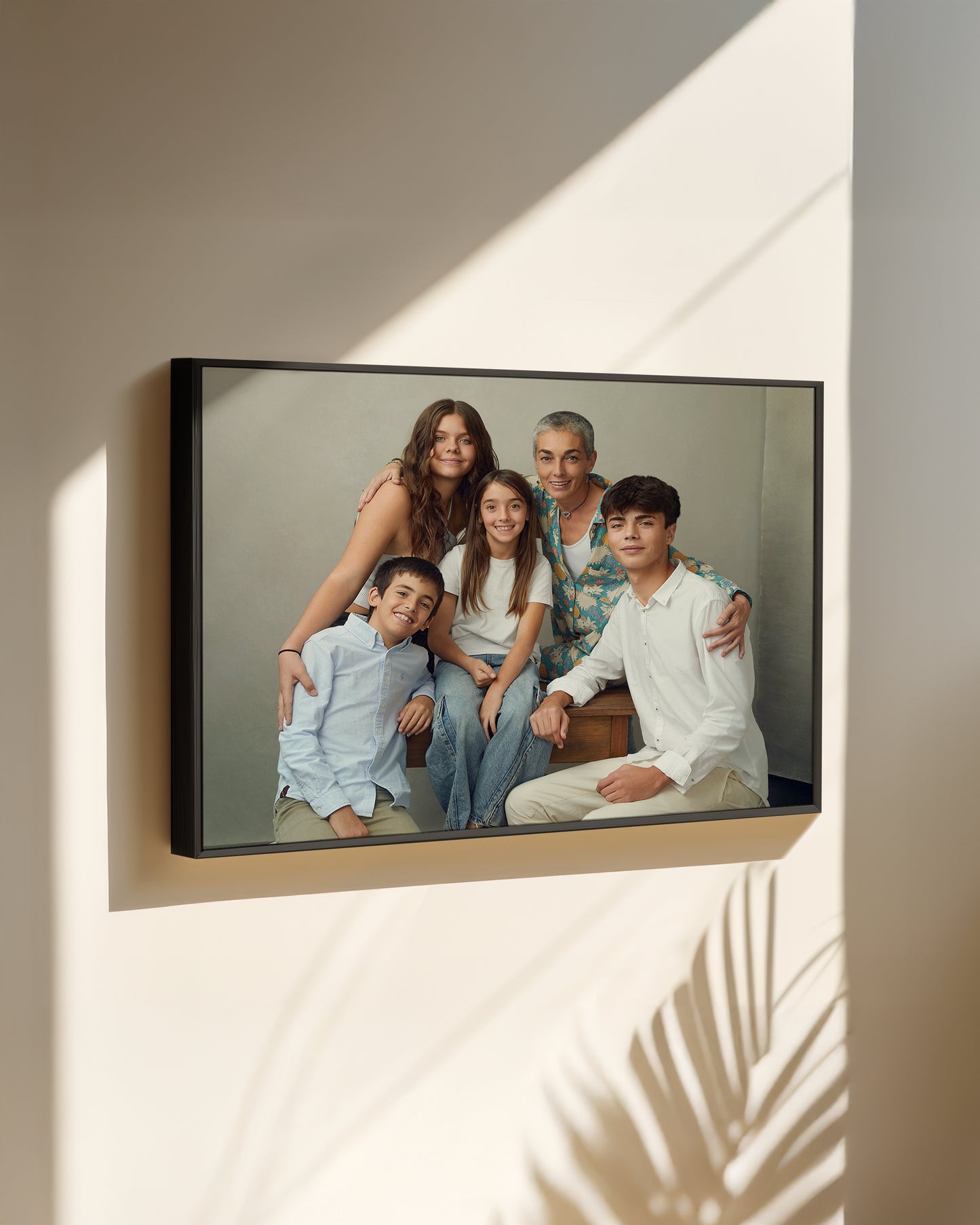 cuadro foto familia wallart sesion madrid